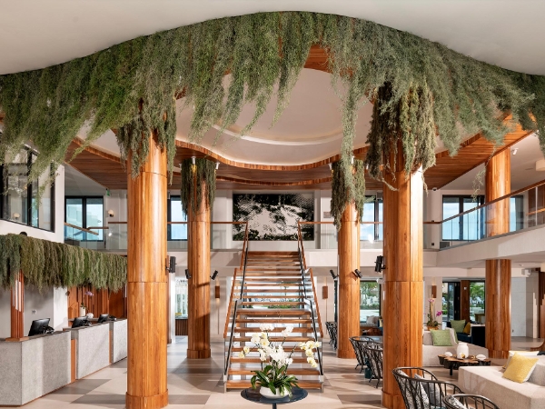 Official Air Canada Vacations resort lobby and hospitality space