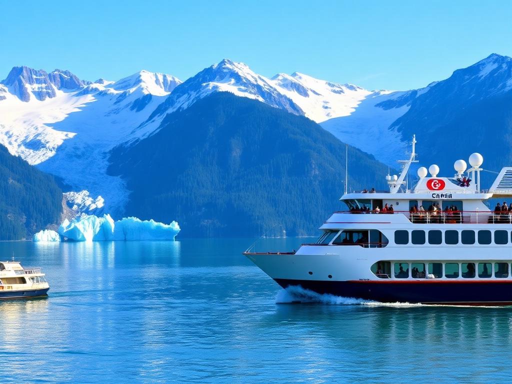 Grand Class Princess Cruises ship sailing at sea