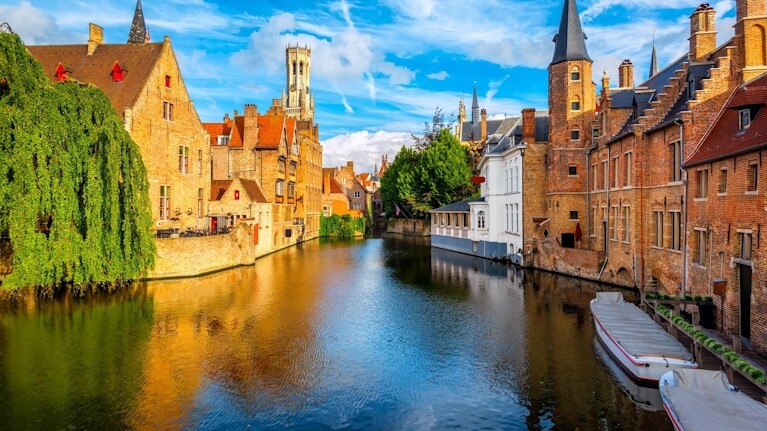 Bruges canals in Belgium from Eurail's official Benelux collection