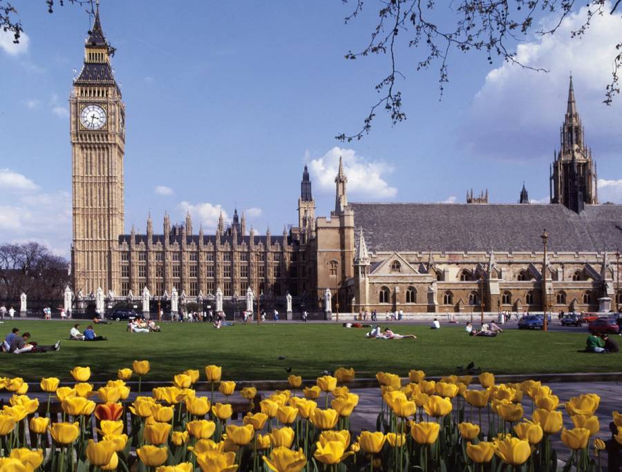 London landmarks near the Eurostar route at St Pancras