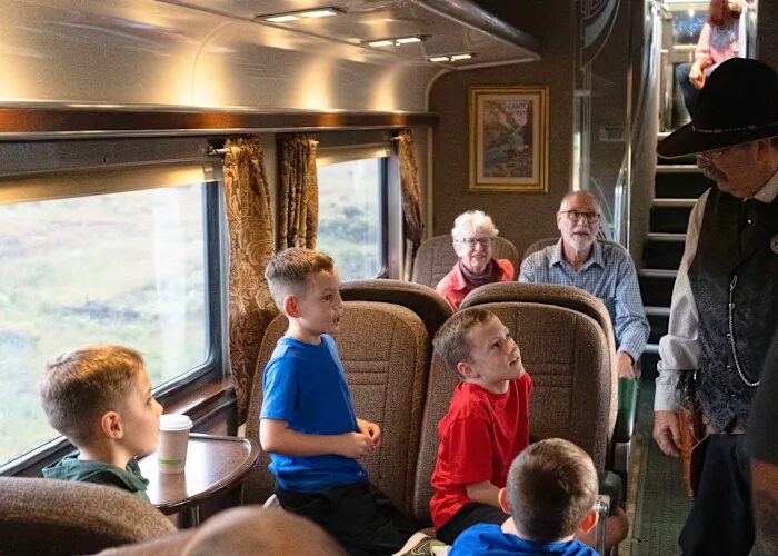 Official Grand Canyon Railway passenger-car interior