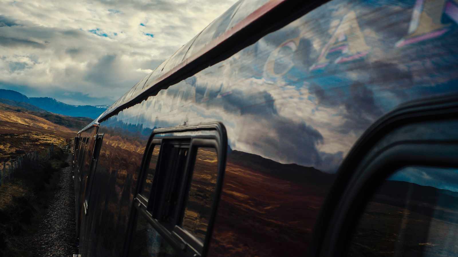 Belmond Royal Scotsman luxury train traveling through Scotland