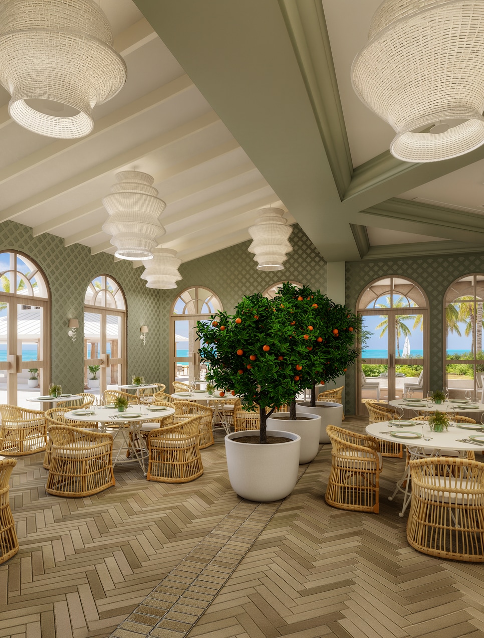 Authentic Sandals Resorts restaurant and included dining experience