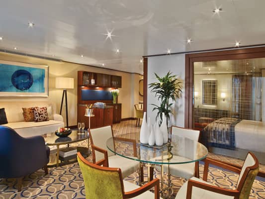 Official Seabourn oceanfront suite interior