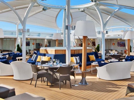 Official Seabourn Retreat relaxation area