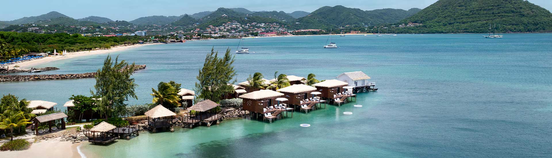 Sandals beachfront resort in St. Lucia featured in the Caribbean savings offer